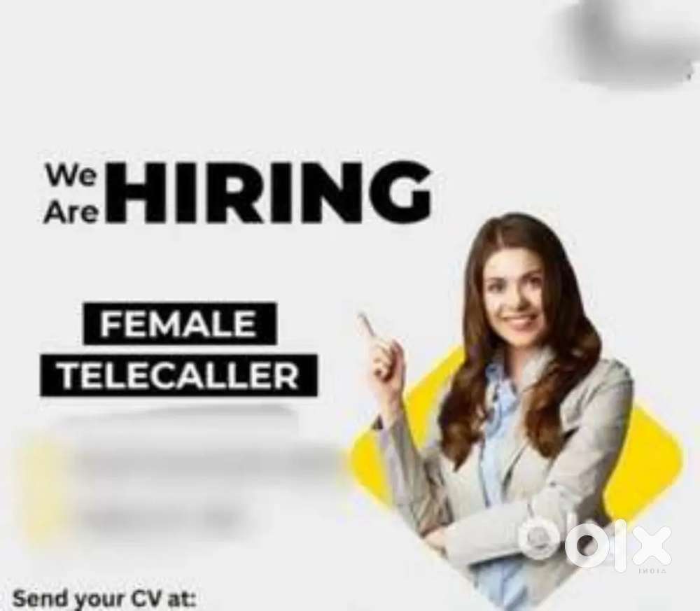 Only Female Telecaller Hiring. Fix Salary + Incentive