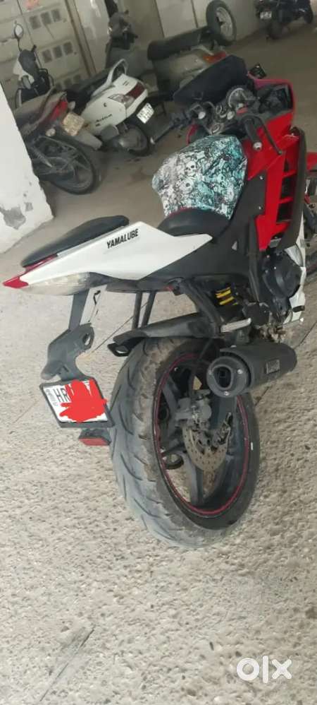 Motor cycle Red colour yamaha R15