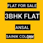 3bhk flat ansal grace for sale sainik colony