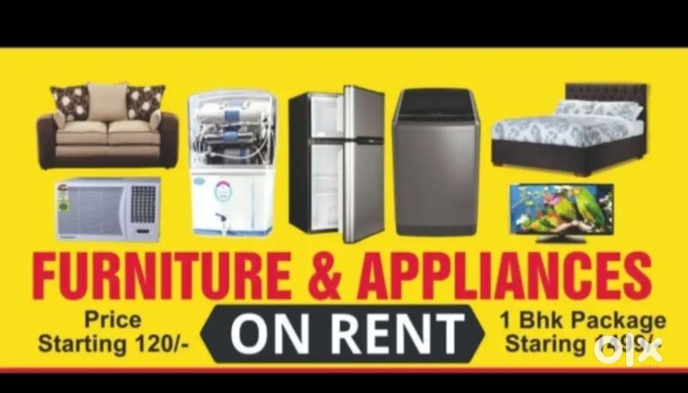 Furniture appliances On RENT