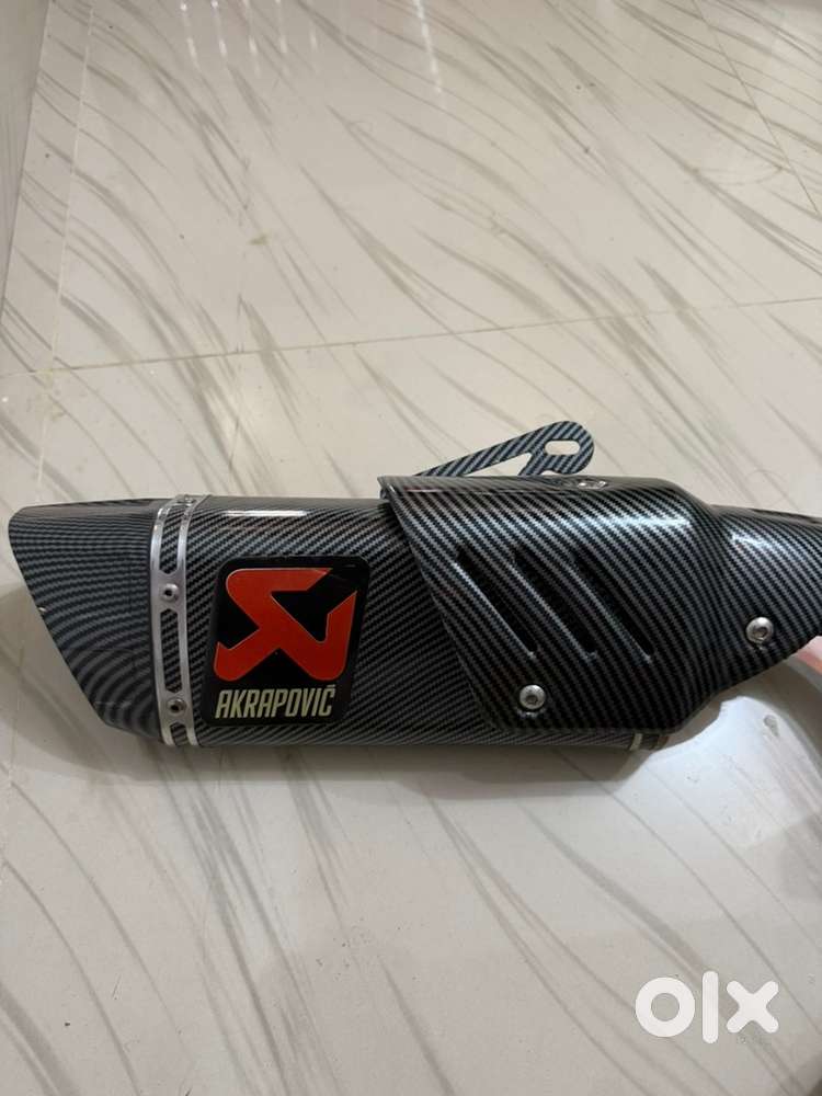 Akrapovic exhaust with underseat bendpipe