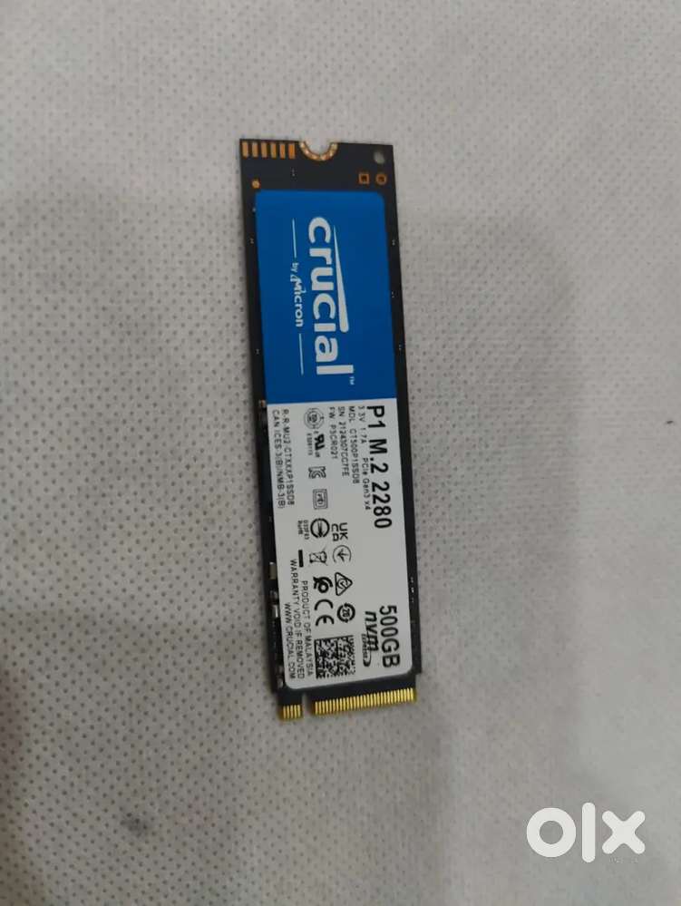 crucial 500gb nvme ssd for laptop & computer