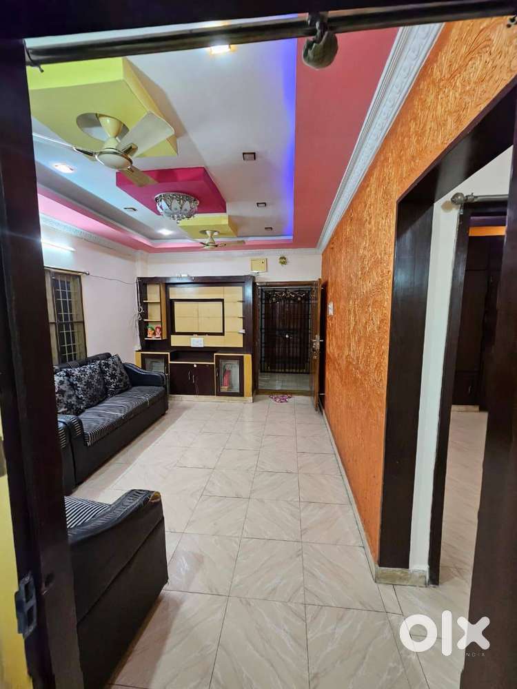 Stunning 2-Bedroom Flat with full cupboard work with semi furniture