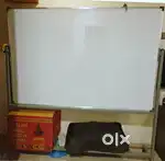 White Board Cum Virtual Backdrop On Wheels