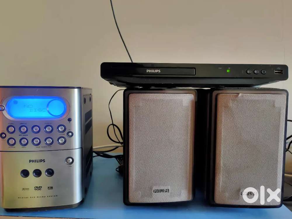 Home theatre Philips Dvd player and speaker