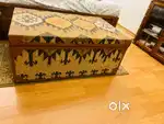 Kilim fabric trunk beautiful with storage