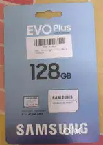 Samsung 128 gb Memory card with adaptor ( box open not used)