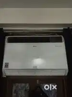 LG dual inverter 3 star window ac - 2 years old