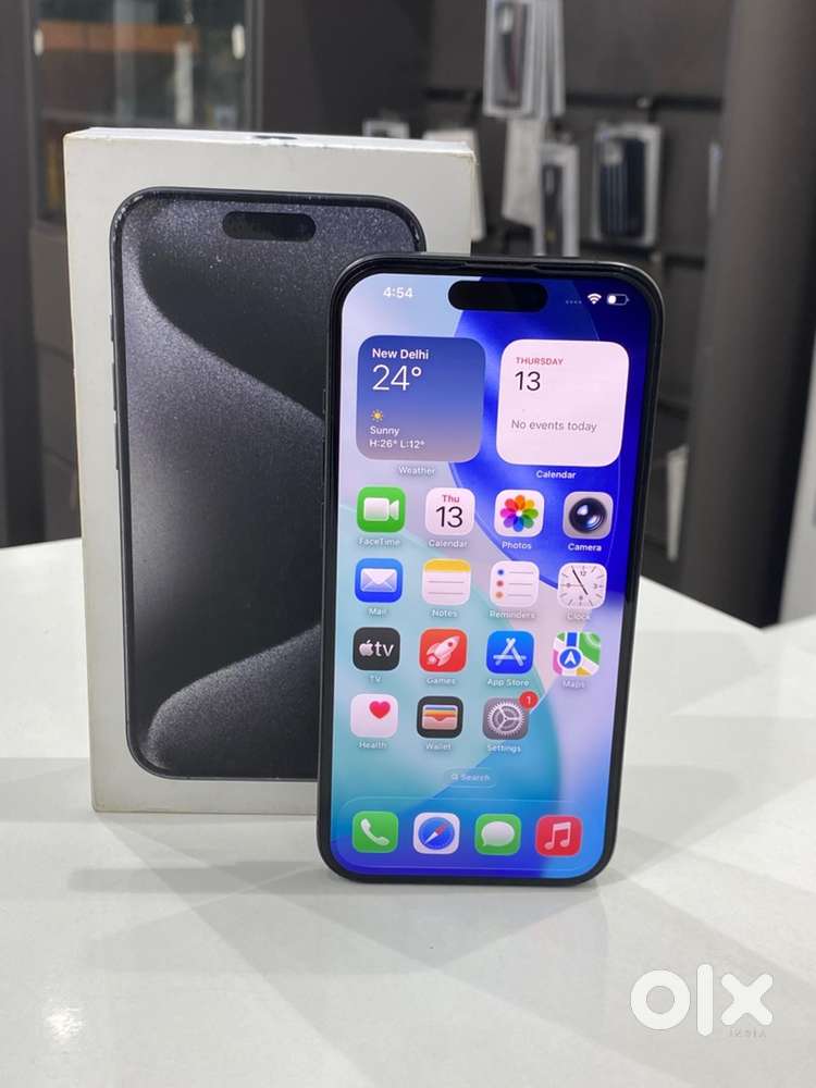 Iphone 15pro 256gb Black titanium with bill 6months warranty