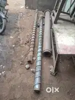Plastic pipe making screw and barral and Dana machine barral set