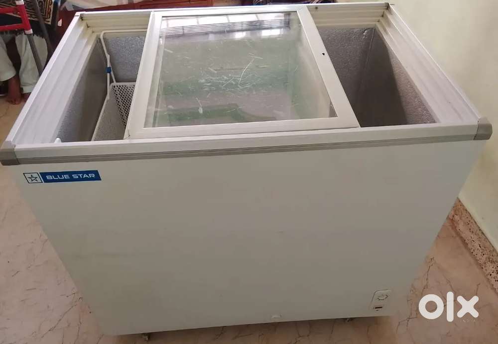 DOUBLE DOOR GLASS DEEP FREEZER