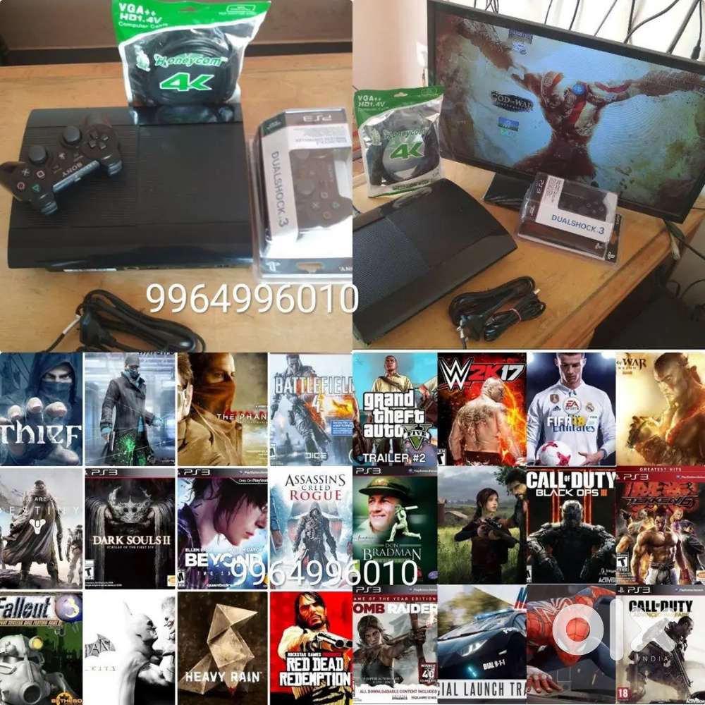 Exg your PS2 to PS3 with 30Games also buy ps2 PS4 ps5