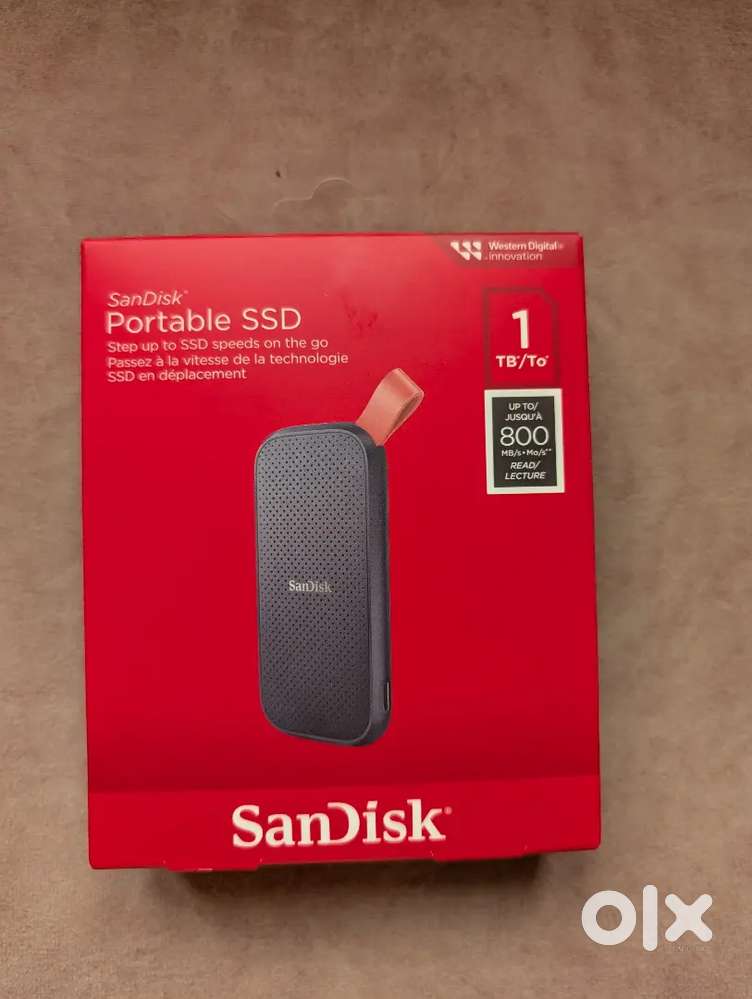 SanDisk 1 TB SSD, sealed piece