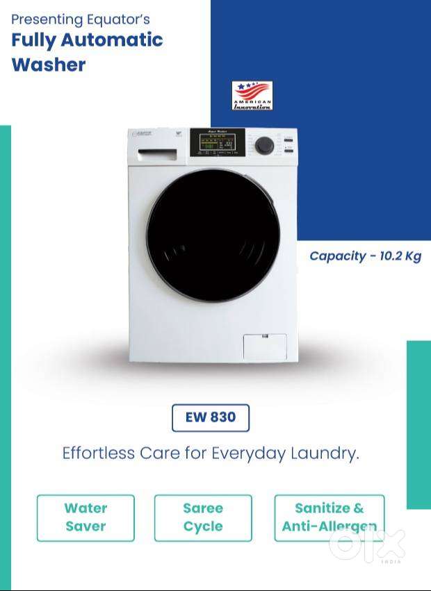 (NEW) 10.2KG Front Load Washing Machine