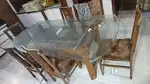 (dining table with 10 chairs)(6.11 × 3.5 size)