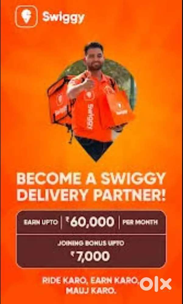 Part time Delivery job food delivery only Race course