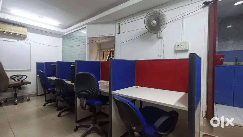 15 Workstations 1 Cabin plug and play office for Rent