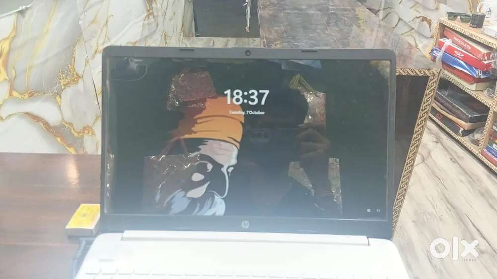 HP laptop with charger
