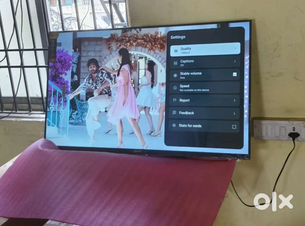 40 inch sony smart Android frameless oled 4k 3yr display waranty 12500