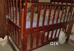 Branded baby crib cum bed and cradle