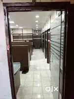 Fully furnished Office with 3 cabins and a utility area