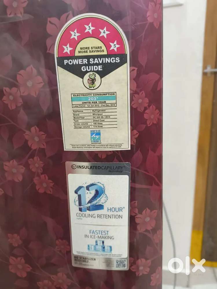 Whirlpool Ice Magic Powercool Refrigerator(190L)