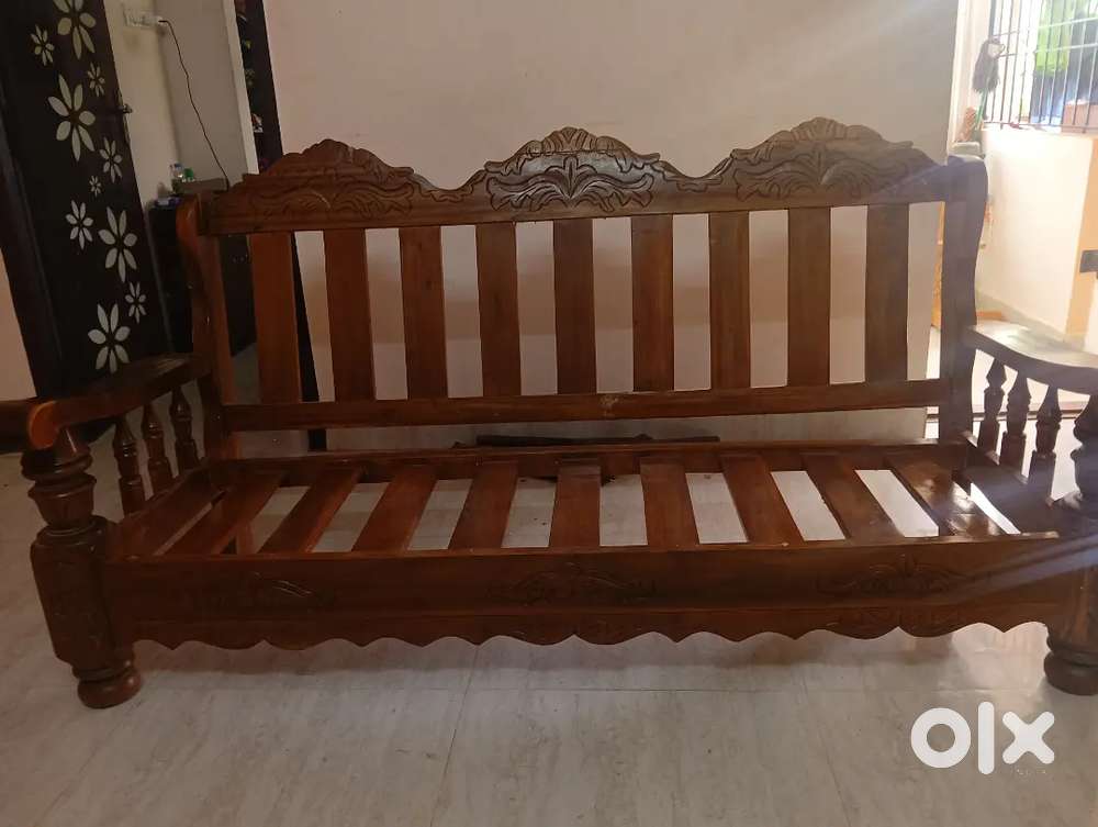 Wooden sofa