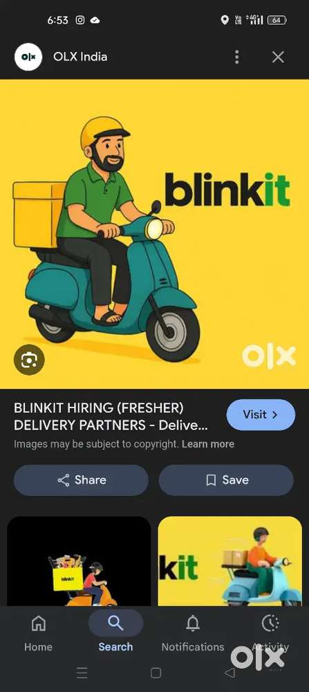 BLINKIT DELIVERY PARTNER