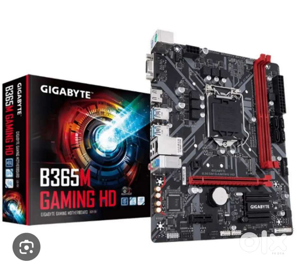Gigabyte gaming motherboard and Intel i3 9th gen processor