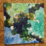 Fluid art on canvas