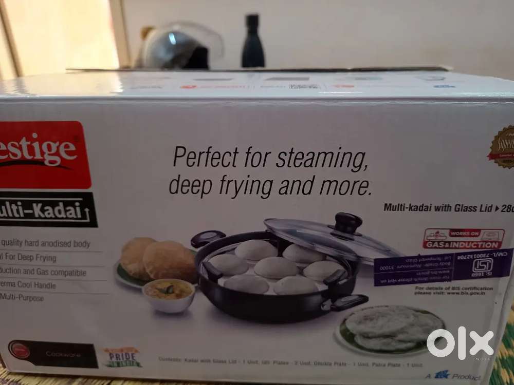 Multi kadai, idly steamer