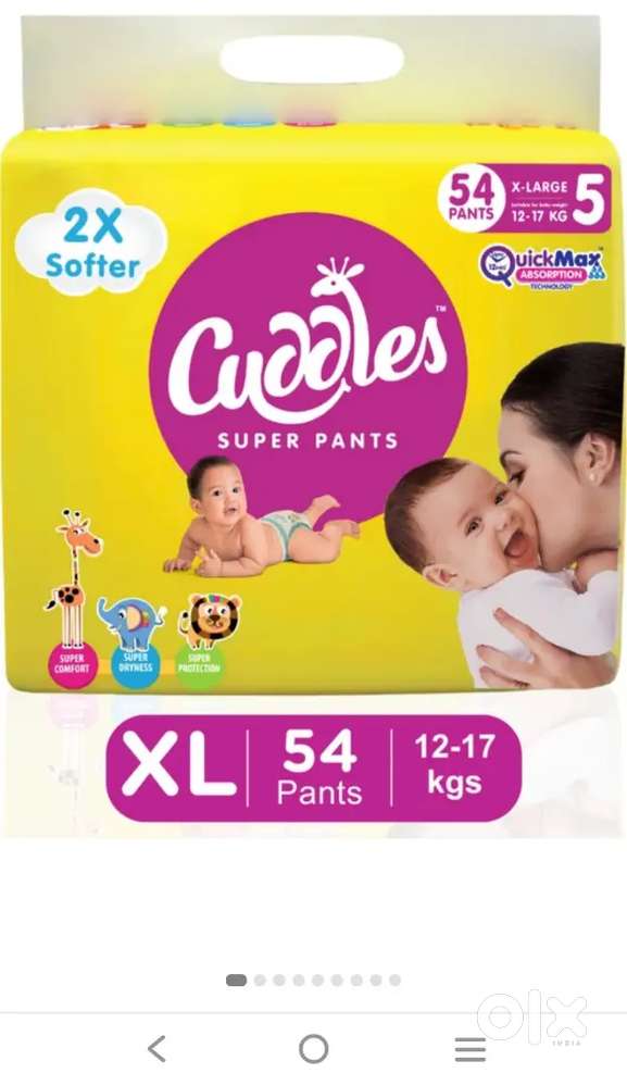 Cuddles XL Diapers