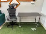 Brand new wooden study table and chair