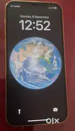 Iphone 12 pro Dubai piece one year piece just like new golden color
