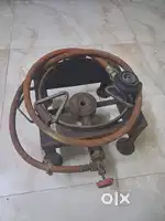 Single burner big stove with gas regulator and pipe