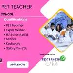 Hiring  PET TEACHER