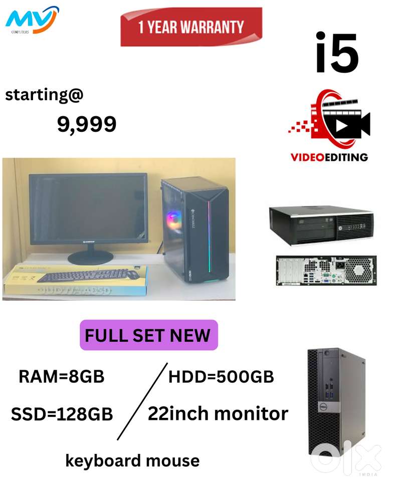 Desktop Laptop CPU Full Set i3-i5-i7 Available @ Low Price