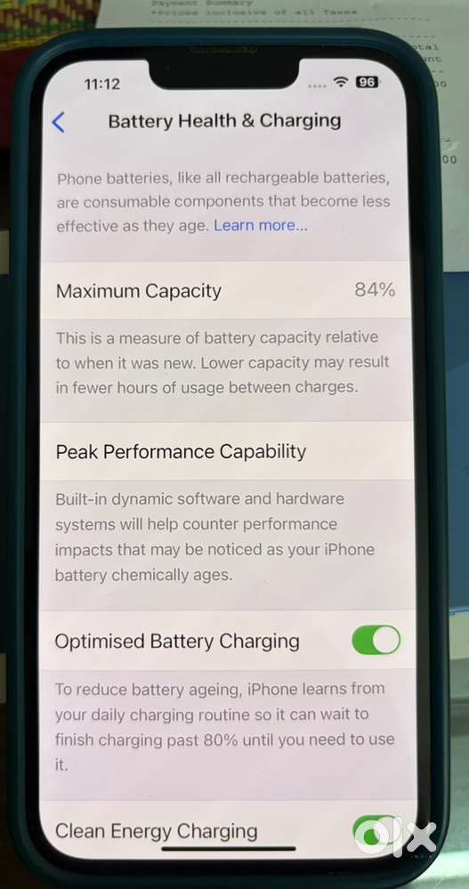 ONE DAY SALE!!! Iphone 13 blue 128gb, 84% battery, mint condition