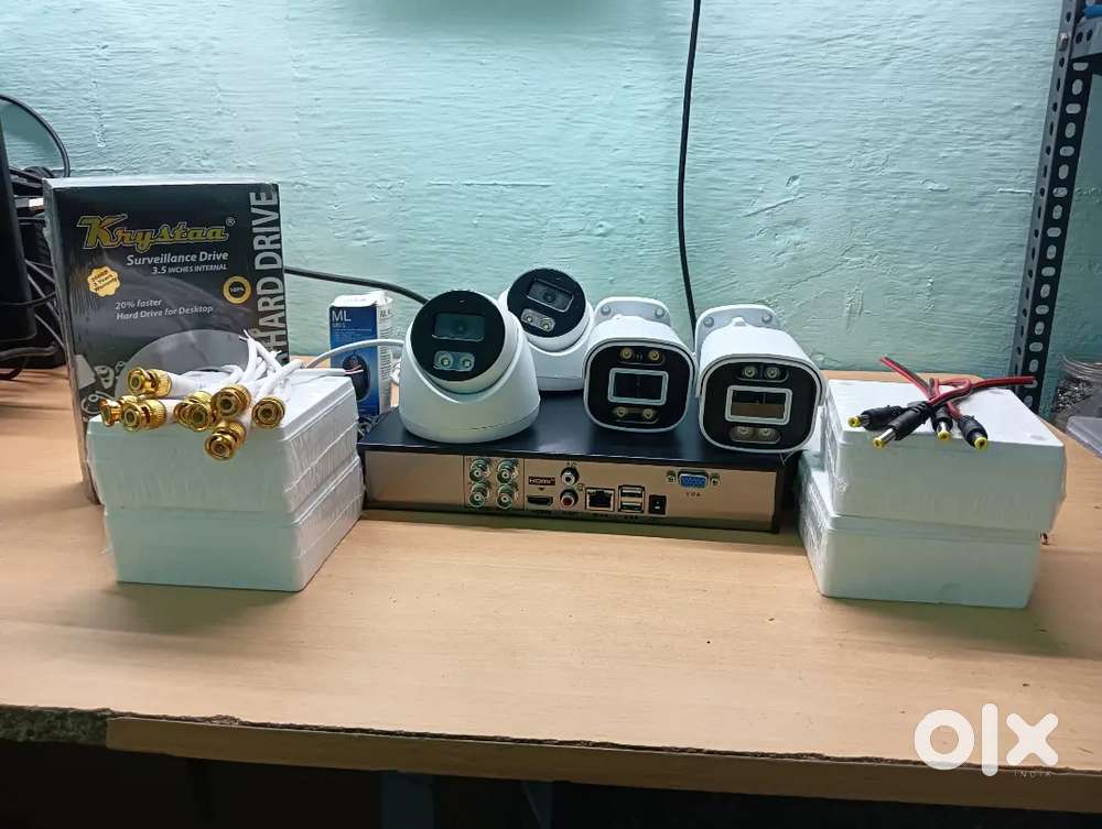 3mp hd cctv camera full kit