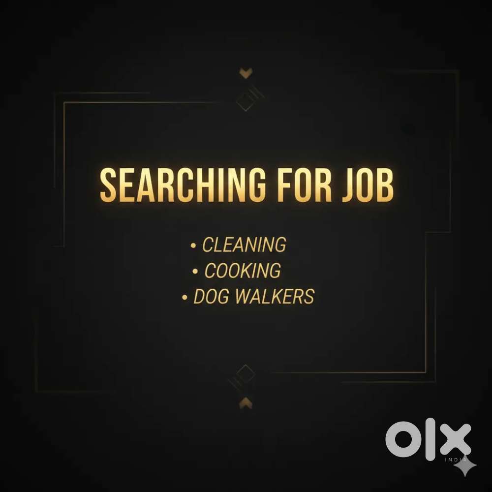 Job for cleaner , cook , Bartan