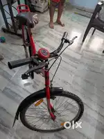 Hercules Rocky Red Bicycle – Strong & Comfortable – Good Condition