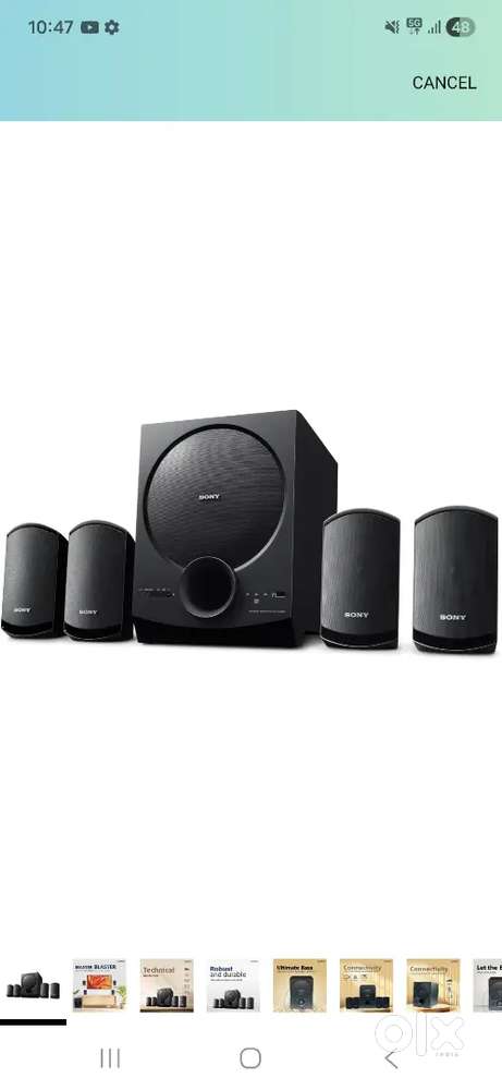 Sony home theater  good condition