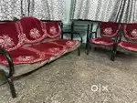 Sofa set with corner table