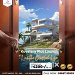ECR VILLA PLOTS KOVALAM BEACH