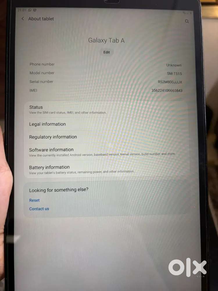 Samsung tablet SM-T515