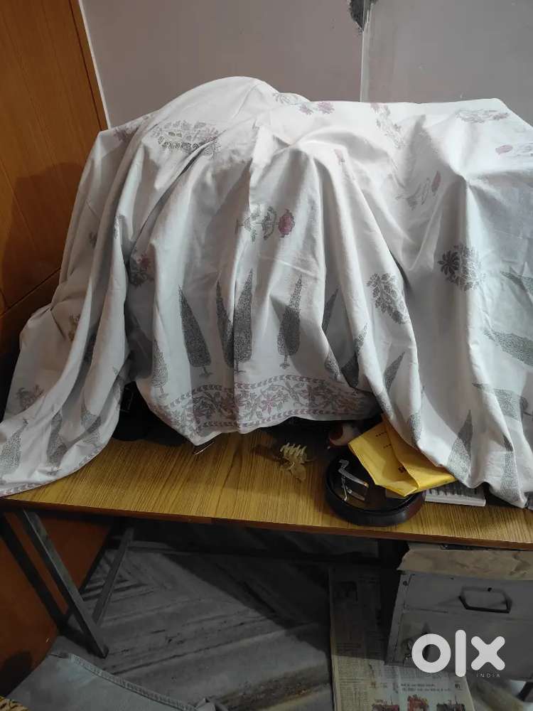 Iron & Wood Big Computer Table