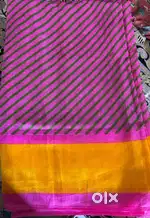 Cotton linen saree