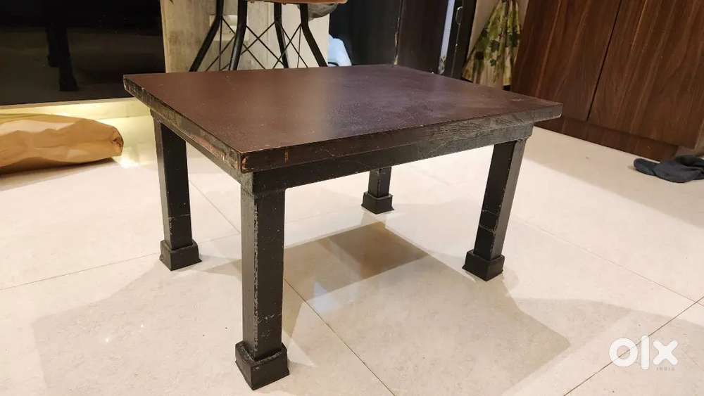 Sturdy Wooden Low Table – Perfect for Home or Office