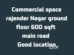 Ground floor space in rajender nagar Ground floor very good location