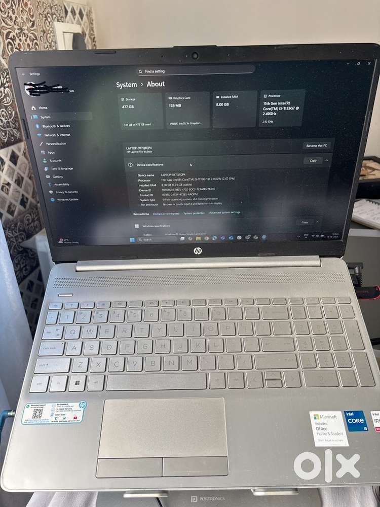 Hp 11th Gen 500gb SSD